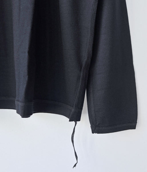 holk/CREWNECK L/S TEE (BLACK)