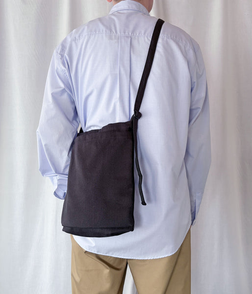 ERA./HOMMA HERRINGBONE US HELMET BAG HALF (BLACK)