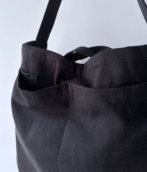 ERA./HOMMA HERRINGBONE US HELMET BAG (BLACK)