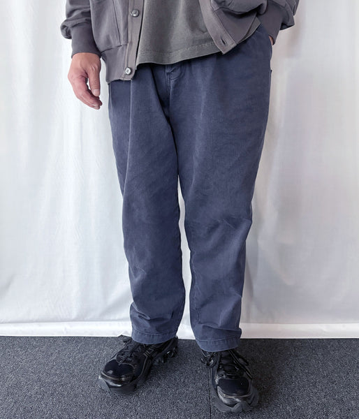 DESCENDANT/OS TWILL TROUSERS (NAVY)