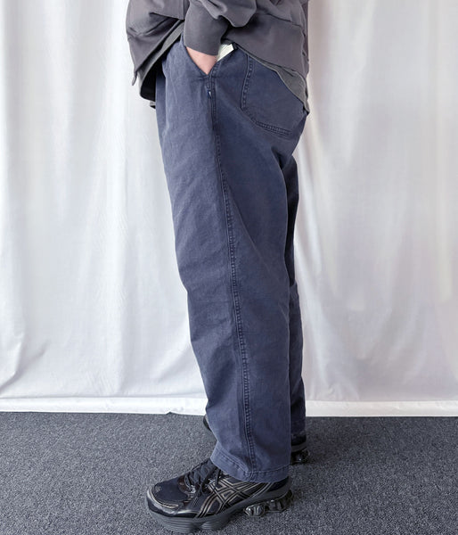 DESCENDANT/OS TWILL TROUSERS (NAVY)