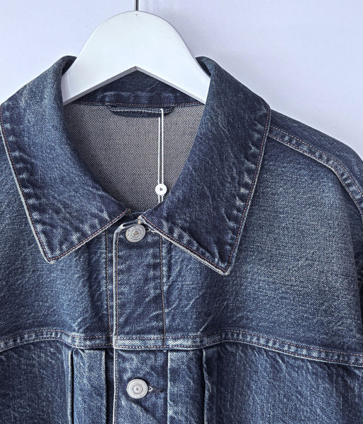 blurhms ROOTSTOCK/13.5oz 2ND TYPE DENIM JACKET (USED-indigo)