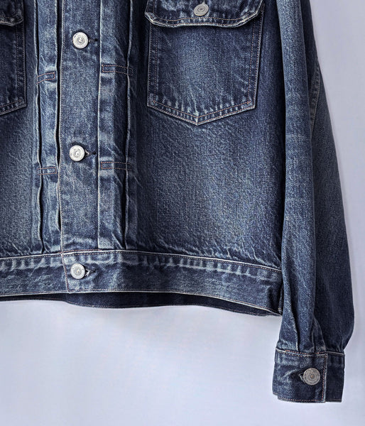 blurhms ROOTSTOCK/13.5oz 2ND TYPE DENIM JACKET (USED-indigo)