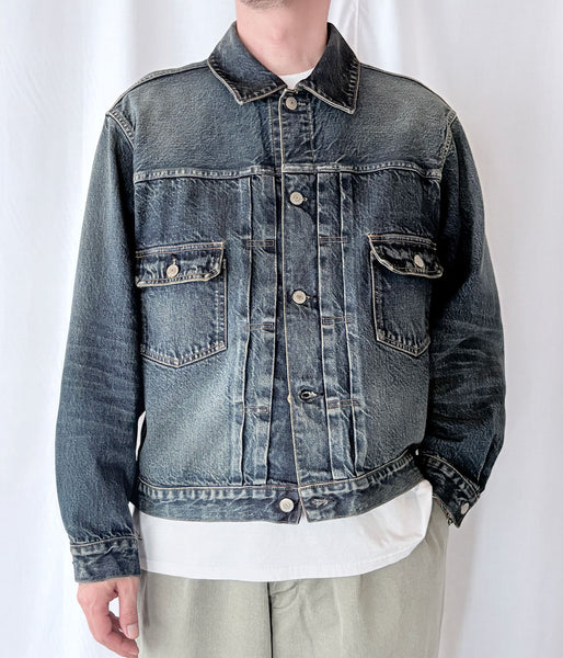 blurhms ROOTSTOCK/13.5oz 2ND TYPE DENIM JACKET (USED-indigo)