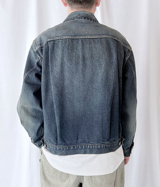 blurhms ROOTSTOCK/13.5oz 2ND TYPE DENIM JACKET (USED-indigo)