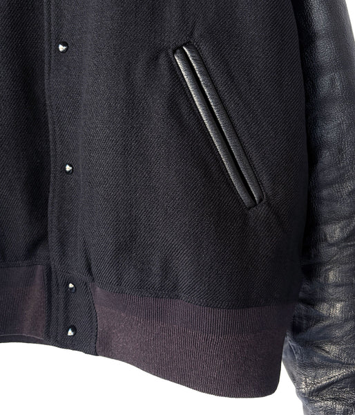 visvim/VARSITY JKT (BLACK)