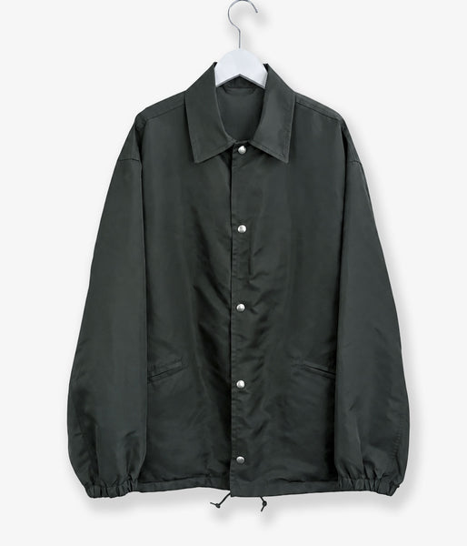 blurhms ROOTSTOCK/WASHED NYLON COACH JACKET FW (DARK OLIVE)
