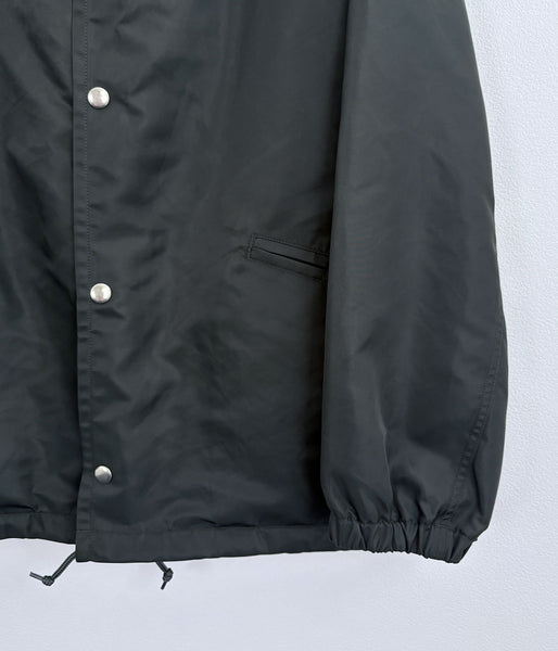 blurhms ROOTSTOCK/WASHED NYLON COACH JACKET FW (DARK OLIVE)
