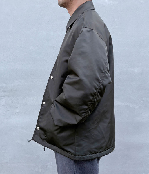 blurhms ROOTSTOCK/WASHED NYLON COACH JACKET FW (DARK OLIVE)