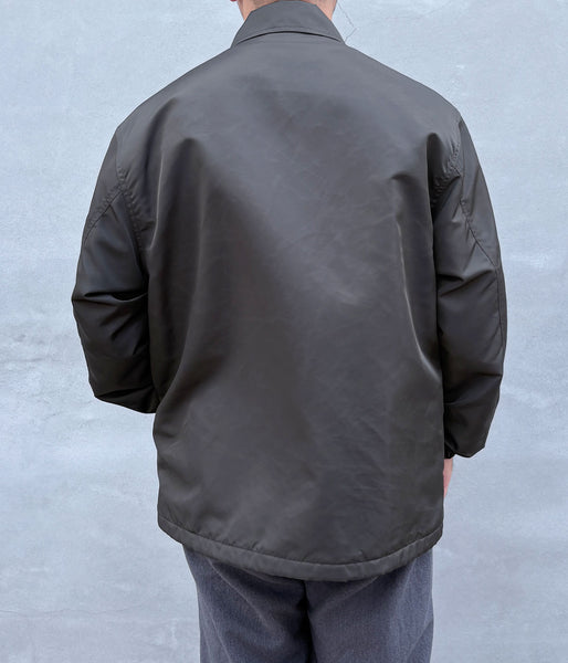 blurhms ROOTSTOCK/WASHED NYLON COACH JACKET FW (DARK OLIVE)