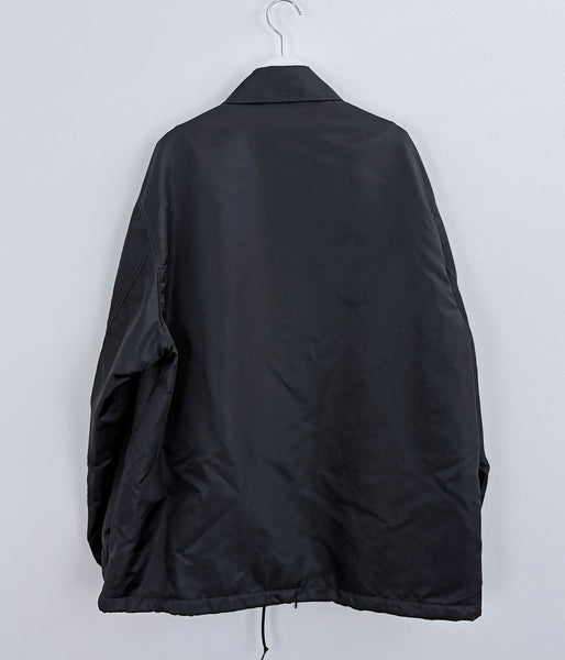 blurhms ROOTSTOCK/WASHED NYLON COACH JACKET FW (BLACK)