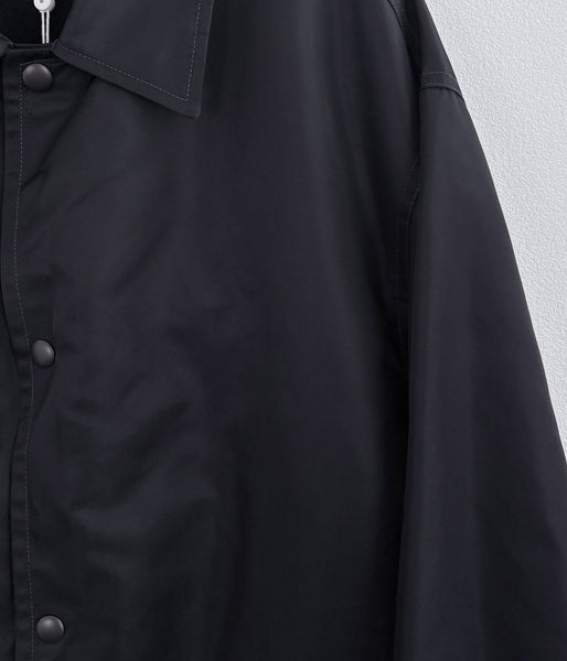 blurhms ROOTSTOCK/WASHED NYLON COACH JACKET FW (BLACK)