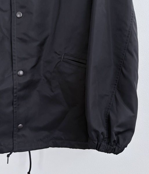 blurhms ROOTSTOCK/WASHED NYLON COACH JACKET FW (BLACK)