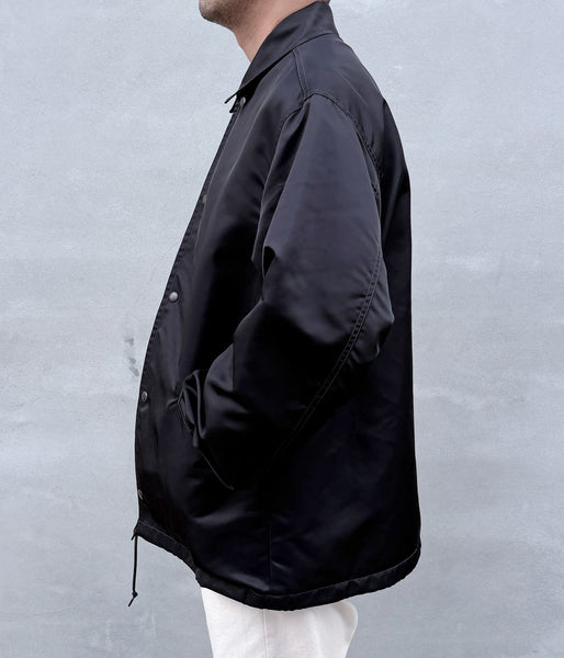blurhms ROOTSTOCK/WASHED NYLON COACH JACKET FW (BLACK)