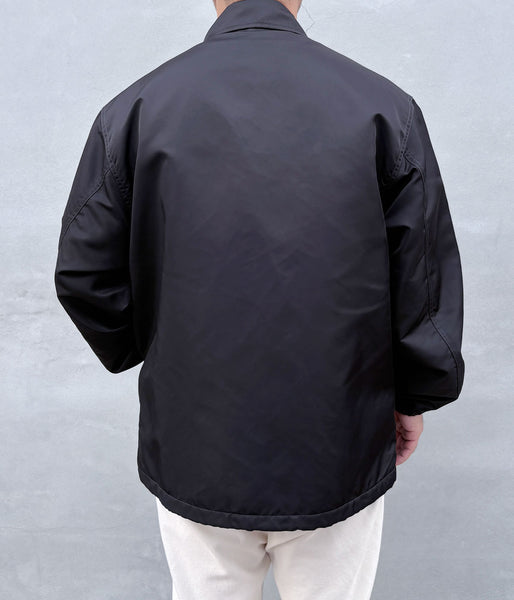 blurhms ROOTSTOCK/WASHED NYLON COACH JACKET FW (BLACK)