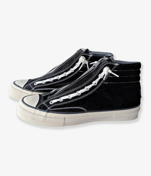 nonnative/SPINGLE × nonnative DWELLER TRAINER 2 HI COTTON CORD WITH GORE-TEX (BLACK)