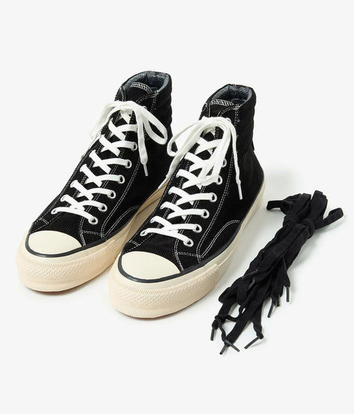 nonnative/SPINGLE × nonnative DWELLER TRAINER 2 HI COTTON CORD WITH GORE-TEX (BLACK)