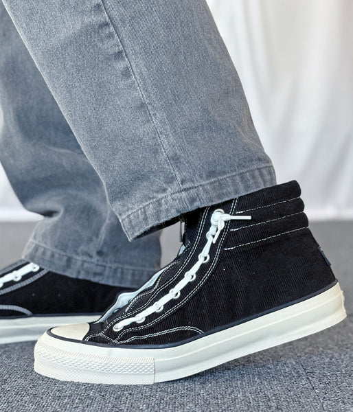 nonnative/SPINGLE × nonnative DWELLER TRAINER 2 HI COTTON CORD WITH GORE-TEX (BLACK)