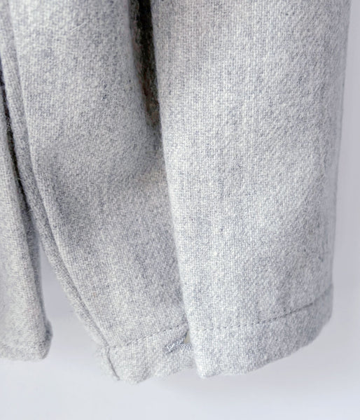 DESCENDANT/CCN FLANNEL LS SHIRT (LIGHT GRAY)