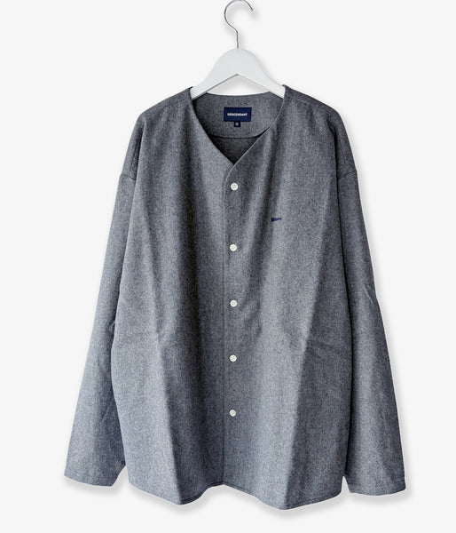 DESCENDANT/CCN FLANNEL LS SHIRT (GRAY)