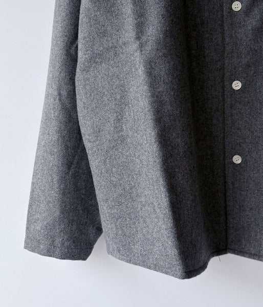 DESCENDANT/CCN FLANNEL LS SHIRT (GRAY)