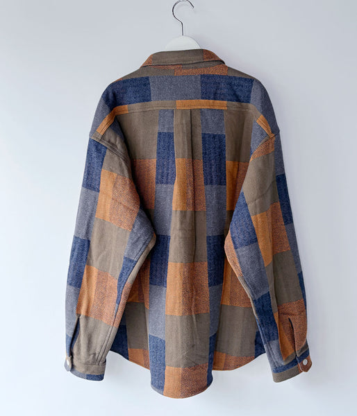 DESCENDANT/VANNING PLAID LS SHIRT (BROWN)