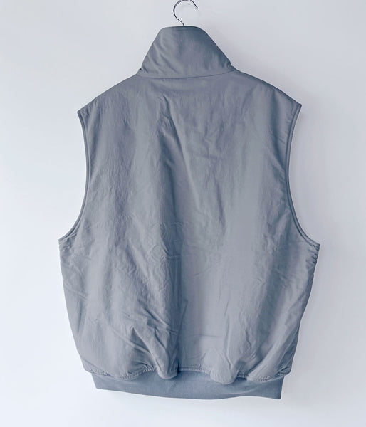 DESCENDANT/DAVID NYLON VEST (GRAY)