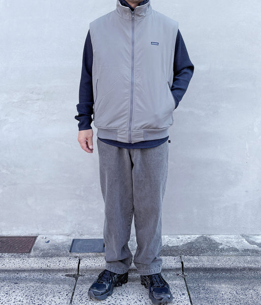 DESCENDANT/DAVID NYLON VEST (GRAY)