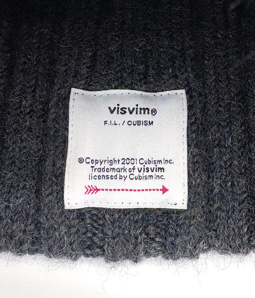 visvim/KNIT CAP (WOOL) (CHARCOAL)