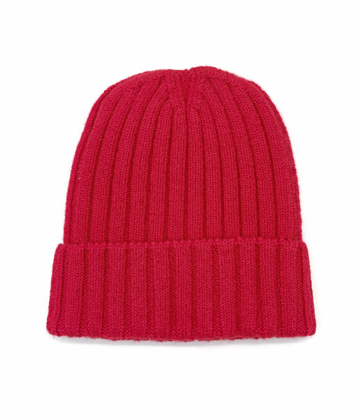 visvim/KNIT CAP (WOOL) (RED)