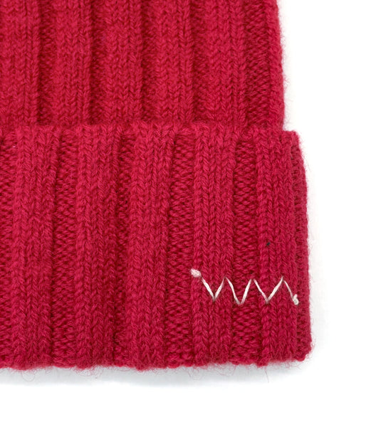 visvim/KNIT CAP (WOOL) (RED)