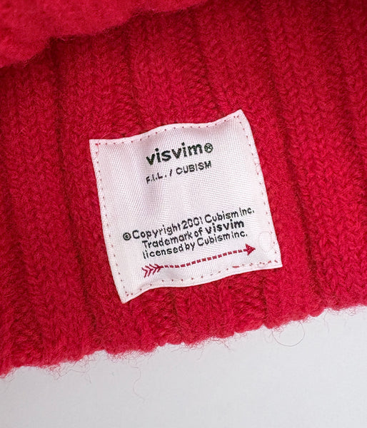 visvim/KNIT CAP (WOOL) (RED)