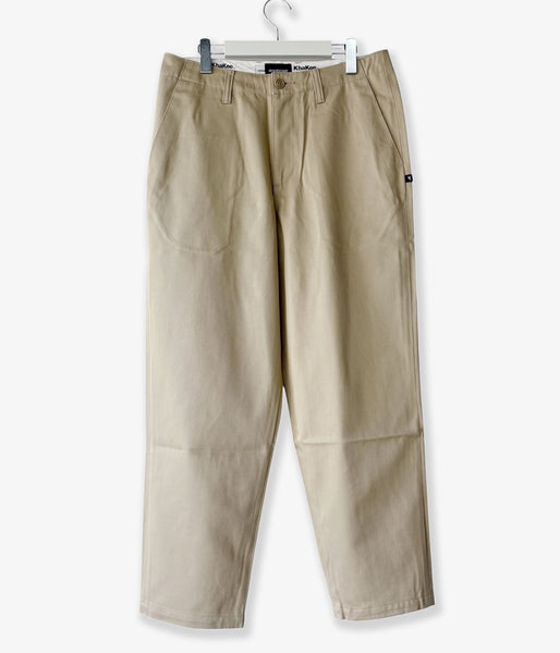 DESCENDANT/DC-6 ORGANIC COTTON TWILL TROUSERS (KhaKee)