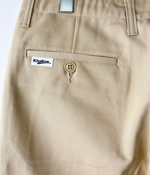 DESCENDANT/DC-6 ORGANIC COTTON TWILL TROUSERS (KhaKee)