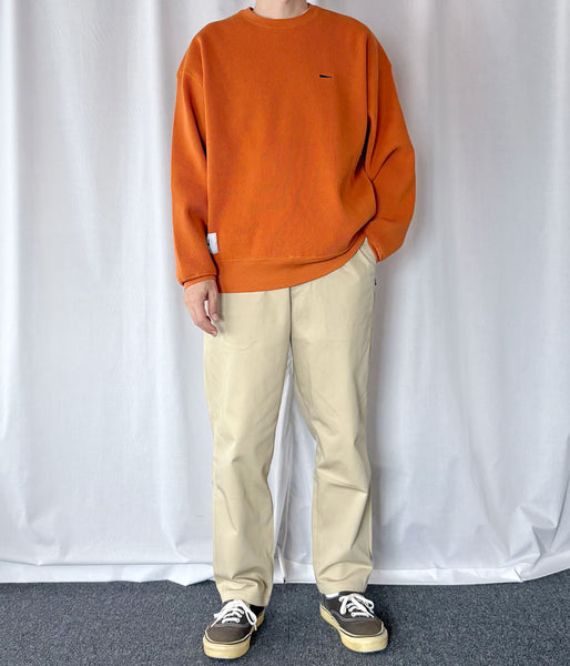 DESCENDANT/DC-6 ORGANIC COTTON TWILL TROUSERS (KhaKee)