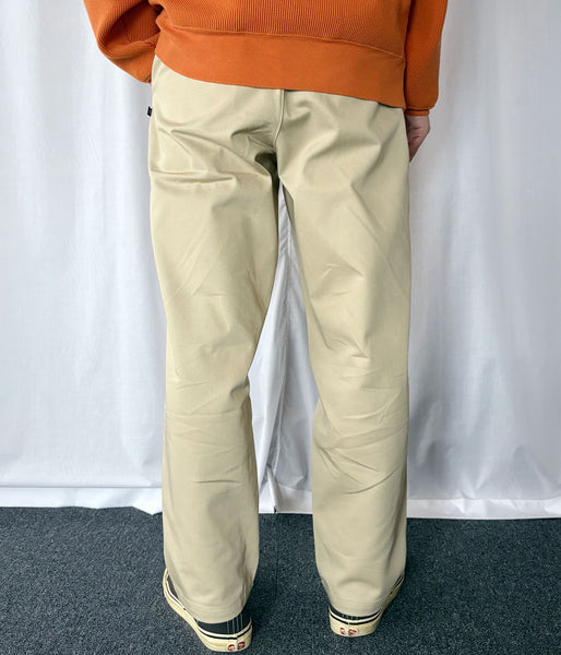 DESCENDANT/DC-6 ORGANIC COTTON TWILL TROUSERS (KhaKee)
