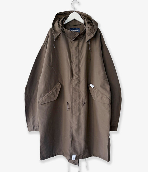 DESCENDANT/D-65 NYLON COAT (BROWN)