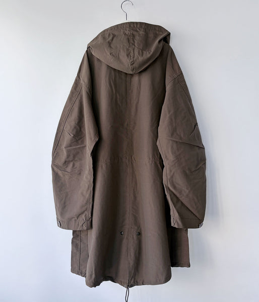 DESCENDANT/D-65 NYLON COAT (BROWN)