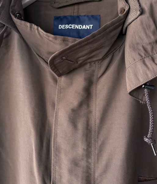 DESCENDANT/D-65 NYLON COAT (BROWN)
