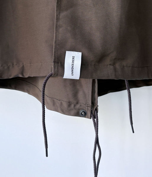 DESCENDANT/D-65 NYLON COAT (BROWN)
