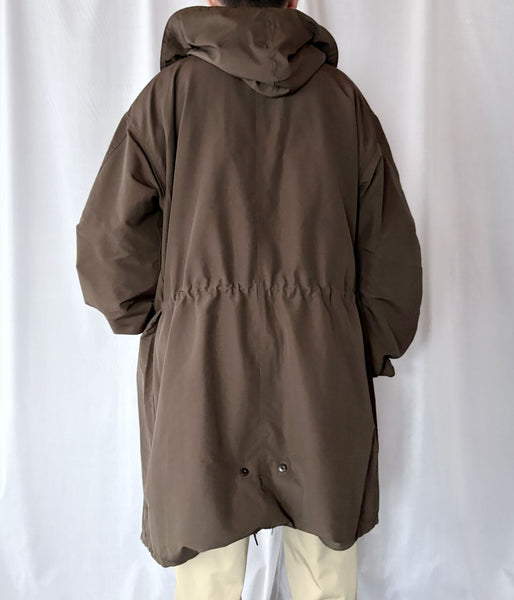 DESCENDANT/D-65 NYLON COAT (BROWN)