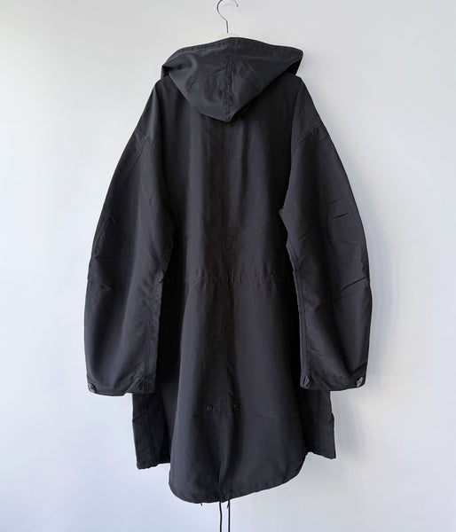 DESCENDANT/D-65 NYLON COAT (BLACK)