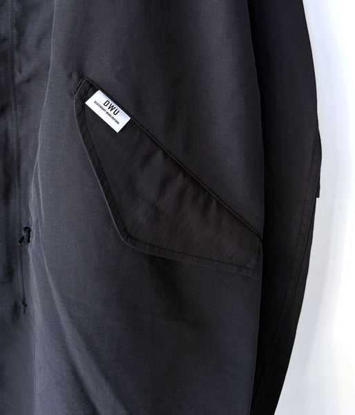 DESCENDANT/D-65 NYLON COAT (BLACK)