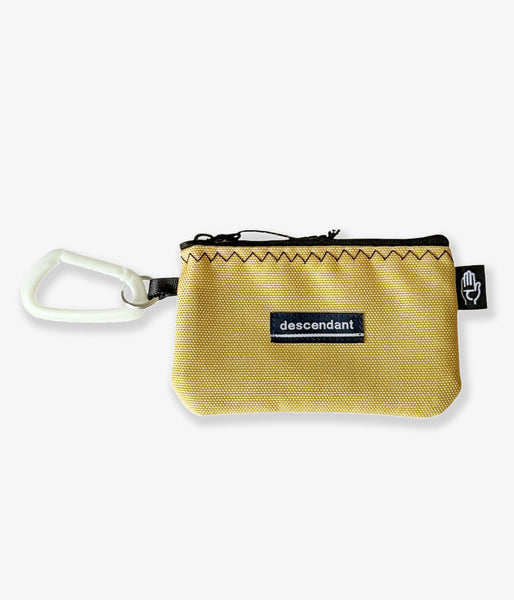 DESCENDANT/HANGG WIDE CARD CASE TAKES HANDS (YELLOW)