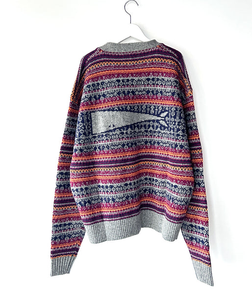 DESCENDANT/NURSE KNIT CARDIGAN (GRAY)