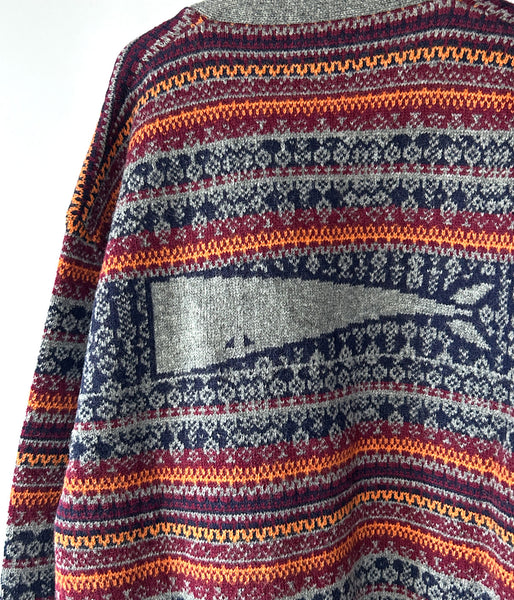 DESCENDANT/NURSE KNIT CARDIGAN (GRAY)