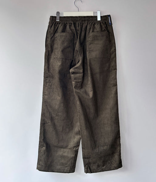 DESCENDANT/NORA CORDUROY TROUSERS (OLIVE DRAB)