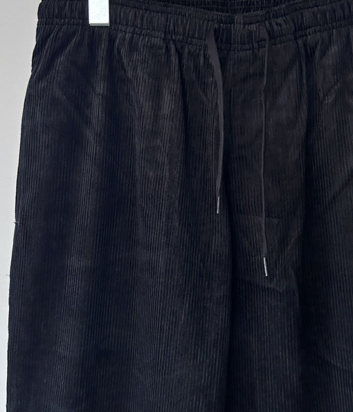 DESCENDANT/NORA CORDUROY TROUSERS (BLACK)