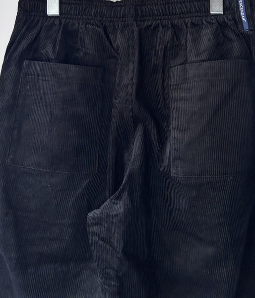 DESCENDANT/NORA CORDUROY TROUSERS (BLACK)