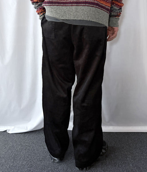 DESCENDANT/NORA CORDUROY TROUSERS (BLACK)